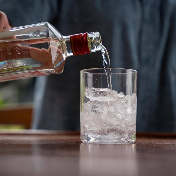 12 oz Silicone Silipint Rocks Glass - Crystal Clear Plain