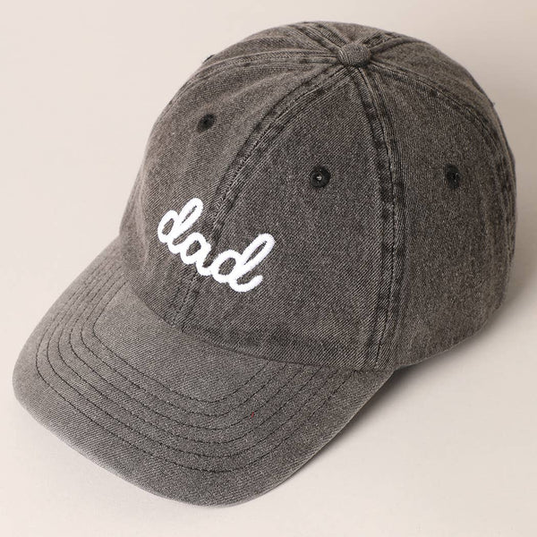 Dad Text Embroidered Father's Day Baseball Cap