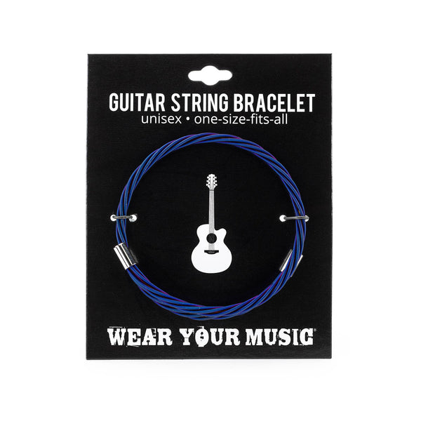 Beats Blue Guitar String Bracelet