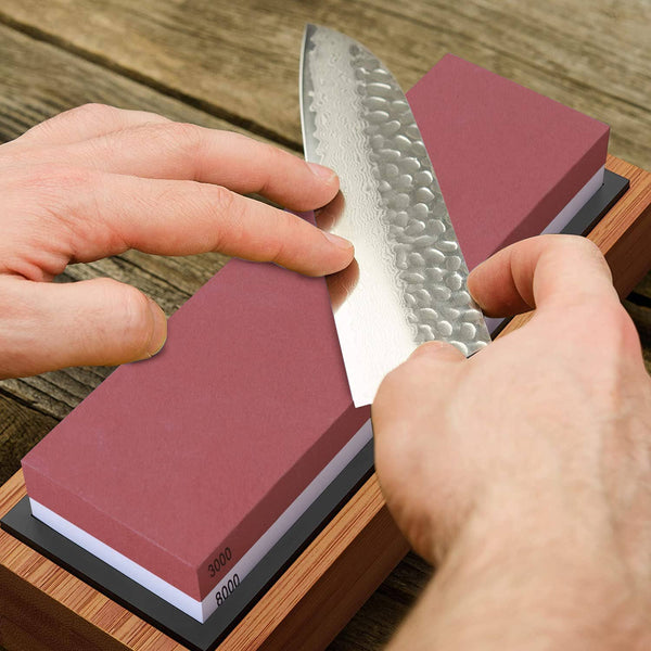 GBS Premium Whetstone Knife Sharpening Stone 2 Sid