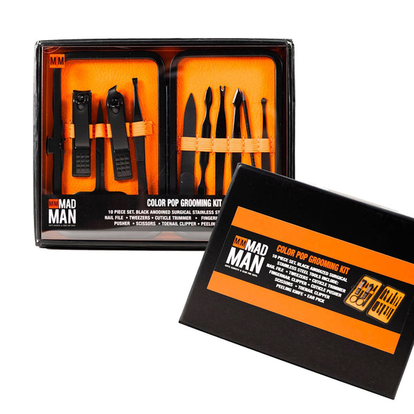 Color Pop | 10-Piece Men's Grooming Kit
