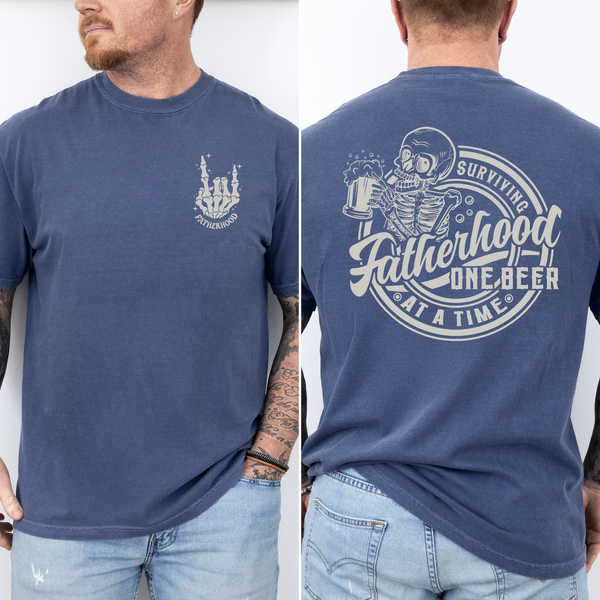 Fatherhood, One Beer At A Time Brother, Father's Day T-Shirt