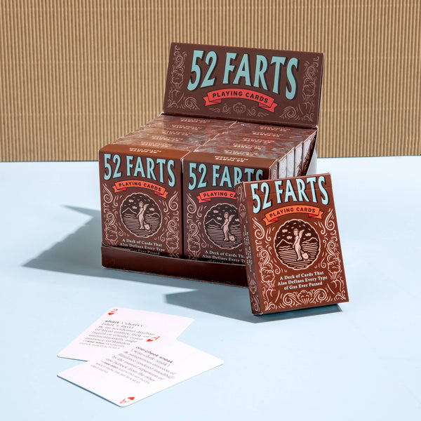 52 Farts Playing Cards filled 12-pack POP