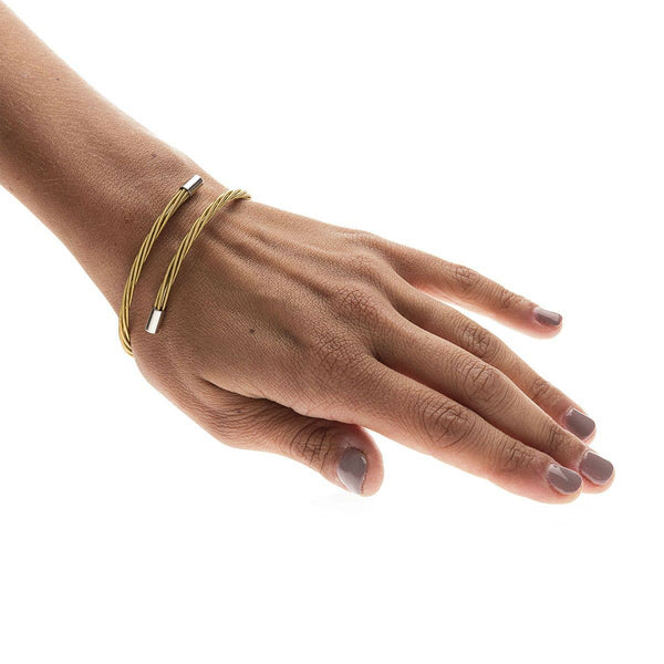 God Gold Guitar String Bracelet