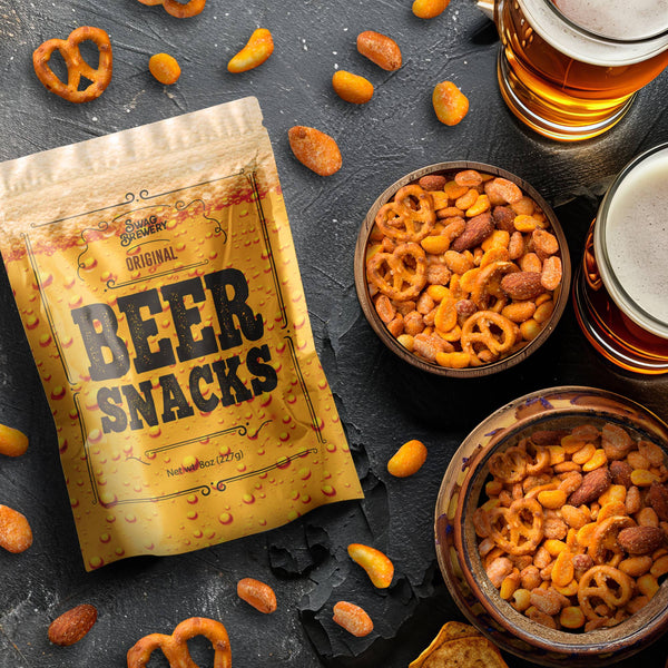 Beer Snacks - Gourmet Mix of Nuts Gift Set
