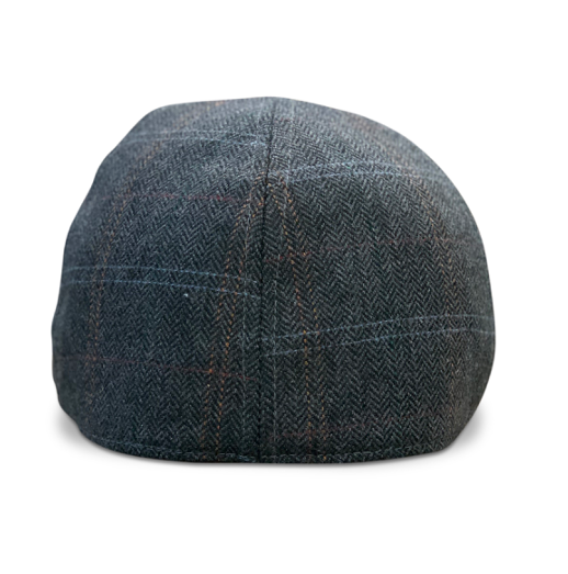 The Bourbon Boston Scally Cap - Smoke & Peat Plaid