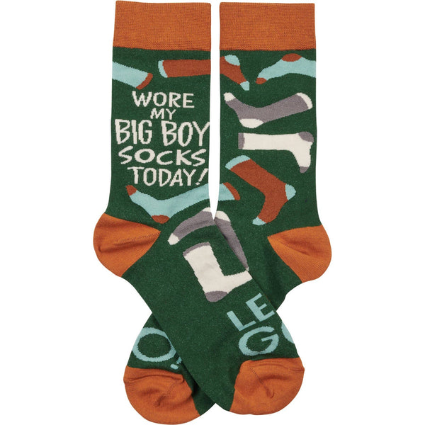 Wore My Big Boy Socks Today Socks