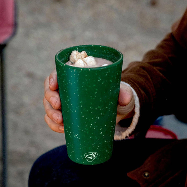 16 oz Silipint Silicone Pint Cup - Speckled Green