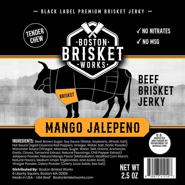 Beef Brisket Jerky "Mango Jalapeno"