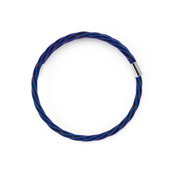 Beats Blue Guitar String Bracelet