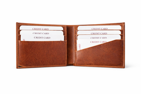 Premium Genuine Leather Bifold Wallet