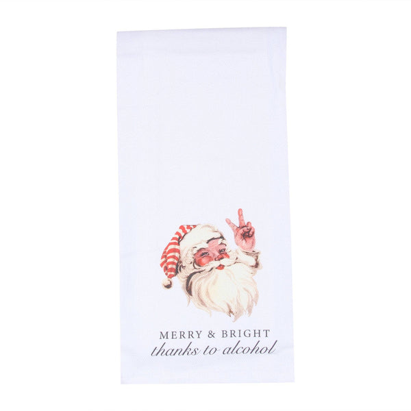 Thanks To Alcohol Tea Towel