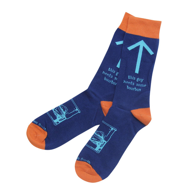 This Guy Needs Some Bourbon Socks Whiskey Socks Bourbon