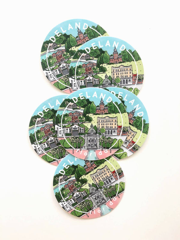 DeLand Travel Sticker