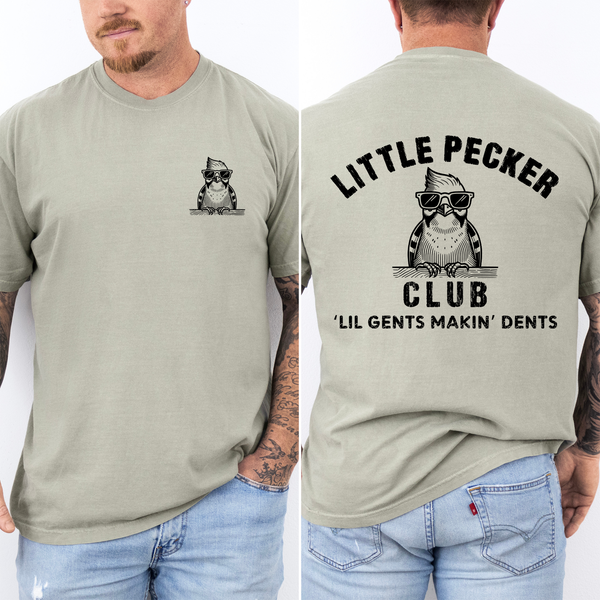 Little Pecker Club, Funny, Dad, Father's Day Husband T-Shirt