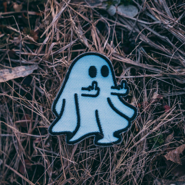 Fuck Boo Ghost Embroidered Sticker Patch