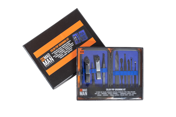 Color Pop | 10-Piece Men's Grooming Kit