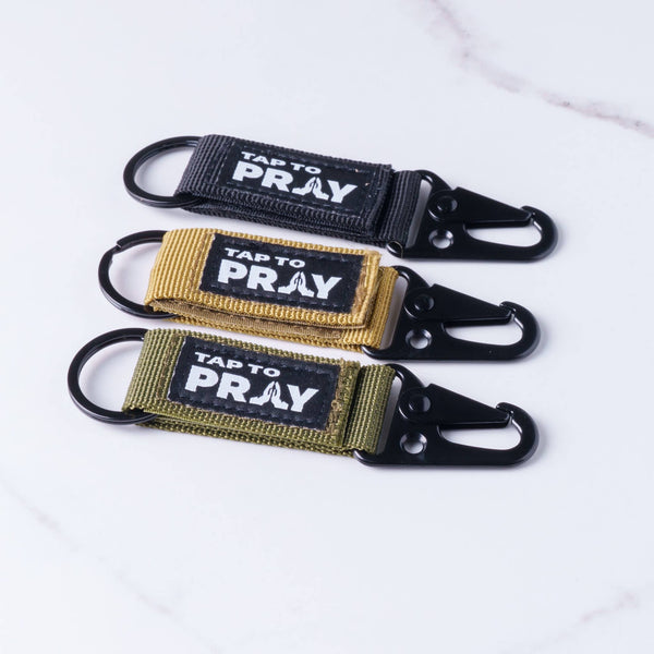 Tap To Pray™ - Tactical Carabiner Keychain