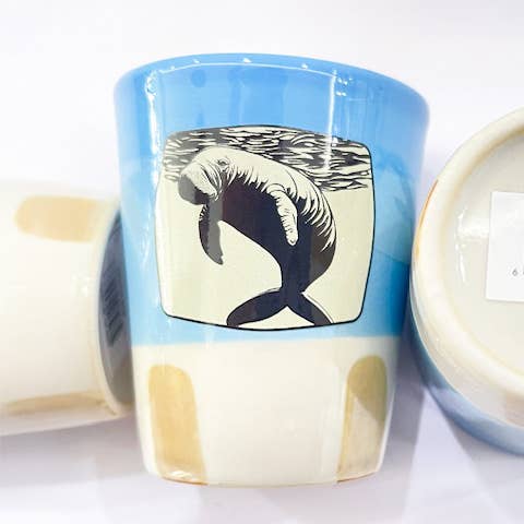 MANATEE SHOT GLASS