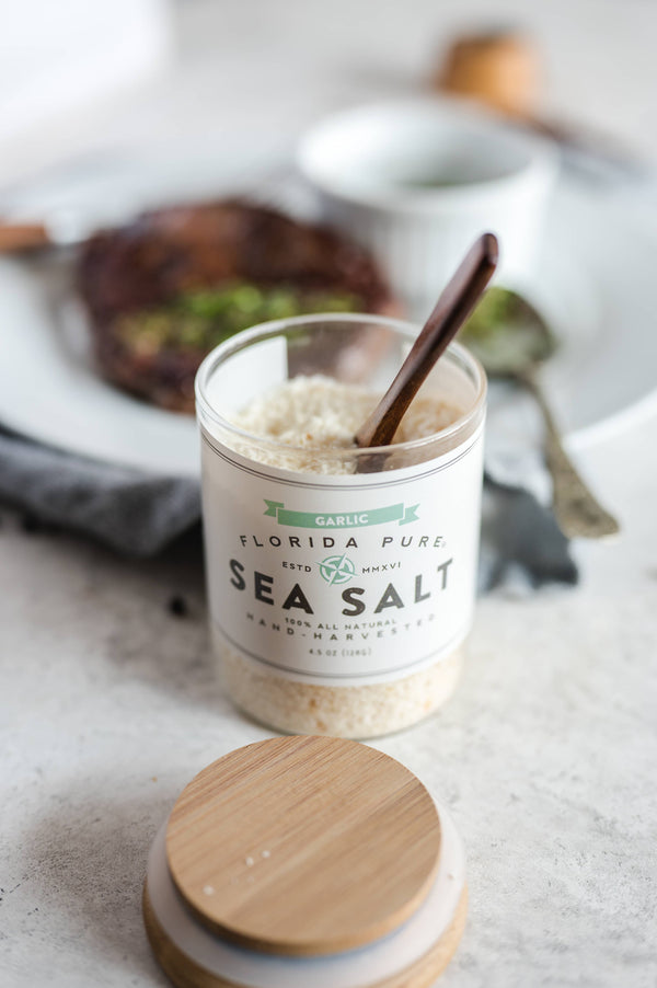 All-Natural High-Quality Gourmet Garlic Infused Sea Salt