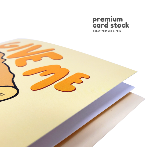 Pizza Dat Ass Love Card - Valentine's Day Card