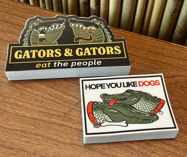 Gators & Gators Bumper Sticker