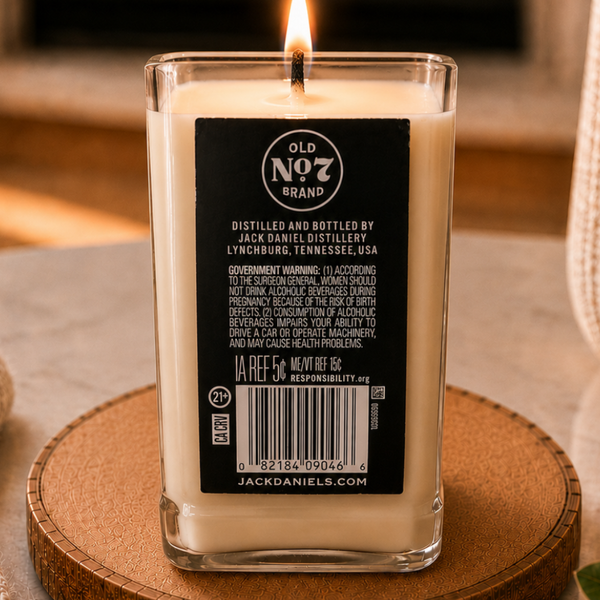 Jack Daniel Bottle Candle 26 oz
