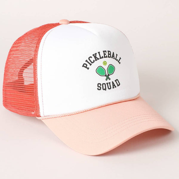 Pickleball Squad 2 Tone Trucker Hat with Lining