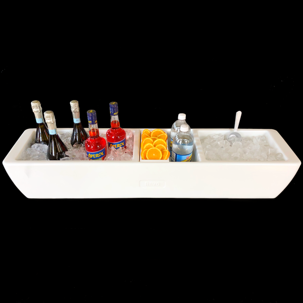 REVO Party Barge Cooler| Polar White | Made in USA