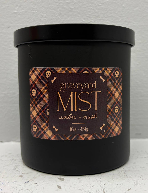Graveyard Mist, 16oz Halloween Candle
