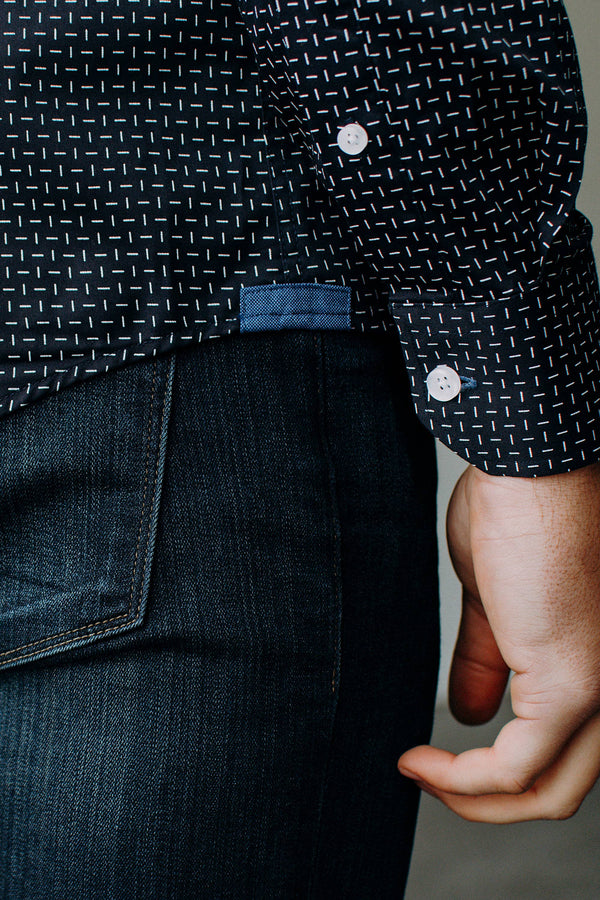 Finn Untuckable Slim Fit Dress Shirt by Alynn