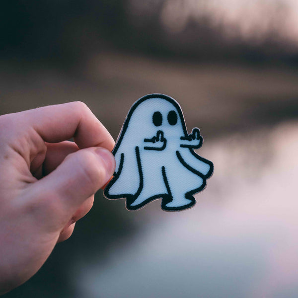 Fuck Boo Ghost Embroidered Sticker Patch