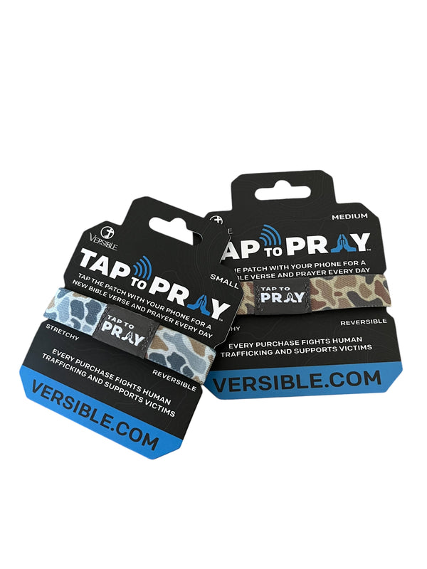 Tap To Pray™ Wristbands - River Rock Camo Sahara and Copper