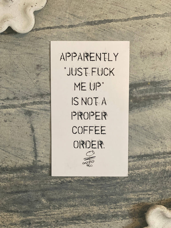 Proper Coffee Order Magnet