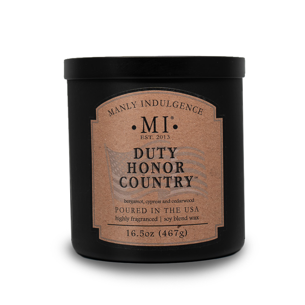 Manly Indulgence Classic+ Duty Honor Country, 2 Wick, 16.5oz