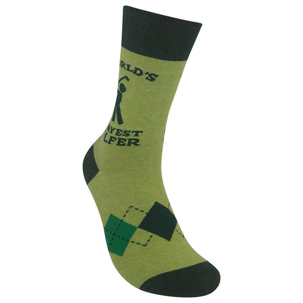 World's Okayest Golfer Socks | Funny | Golf Gifts | Funatic