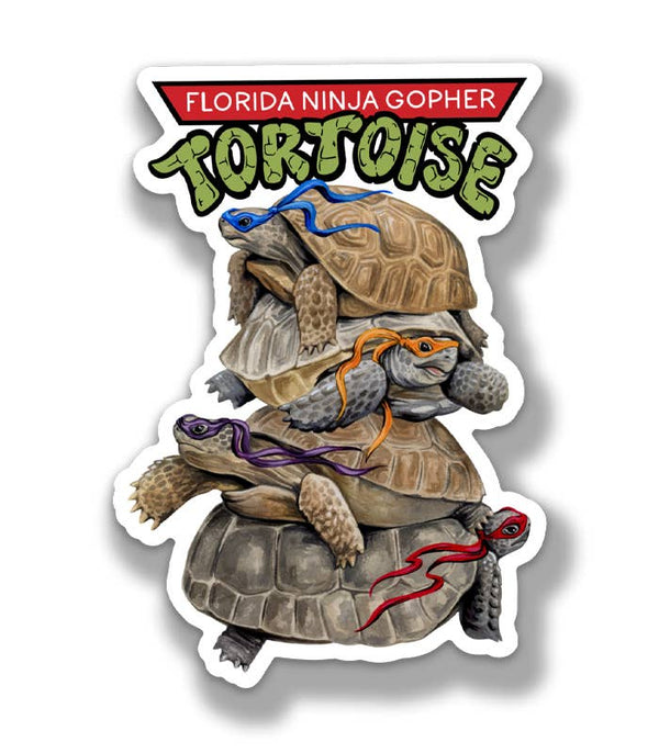 Ninja Tortoise Sticker