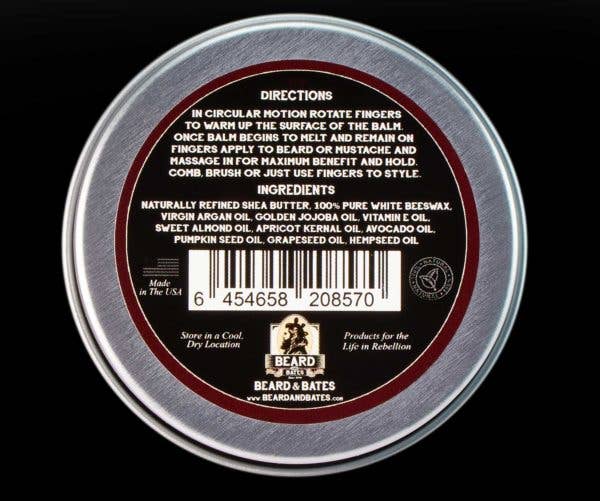 1878 Black Label Beard Balm - Classic Styling Finishing Balm