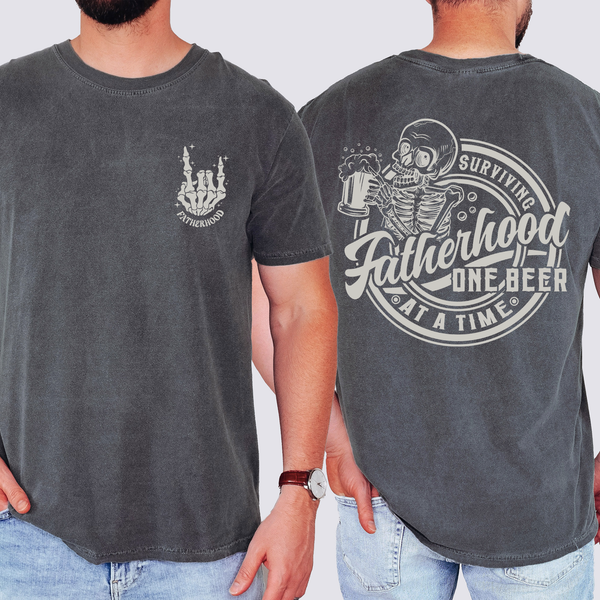 Fatherhood, One Beer At A Time Brother, Father's Day T-Shirt