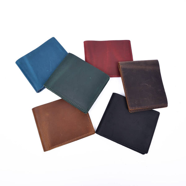 Leather Wallet, Bifold Wallet, Handmade Wallet for Men