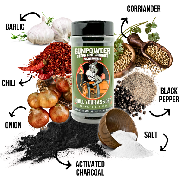 Gunpowder Steak & Brisket Seasoning™ - Beef, Grilling, Spice