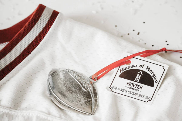 Handmade Sports Athlete Christmas Ornament - Football