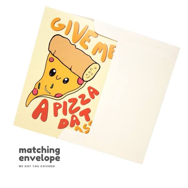 Pizza Dat Ass Love Card - Valentine's Day Card