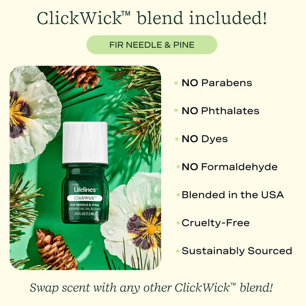 Flameless Candle Diffuser - Frosted Glass (Charcoal)