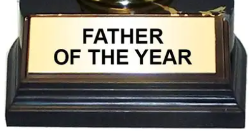 Trophy - Father of the Year - Gold - (7 inches)