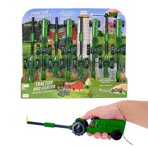 Green Tractor BBQ Lighter