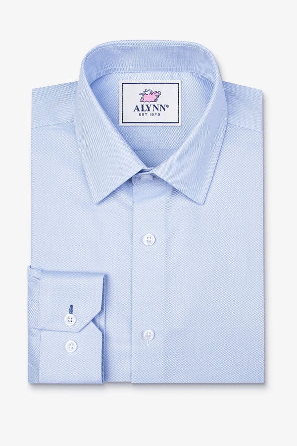 Elijah Standard Fit Light Blue Dress Shirt by Alynn