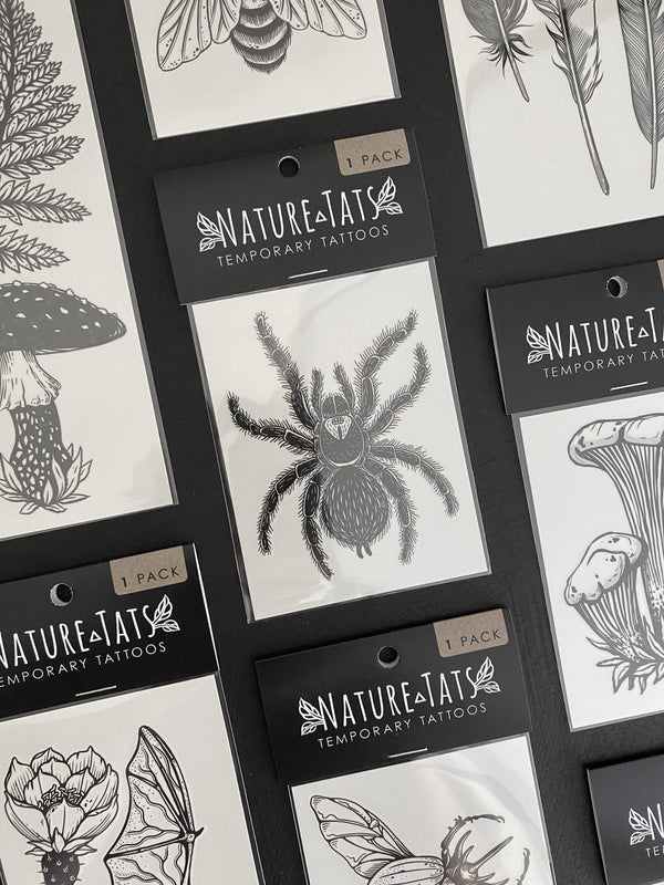 Tarantula Temporary Tattoo