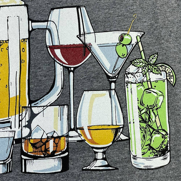 Old guys rule Glasses alcohol graphite heather shirt