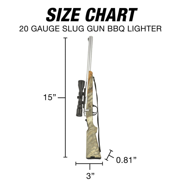 20 Gauge Slug Gun BBQ Lighter